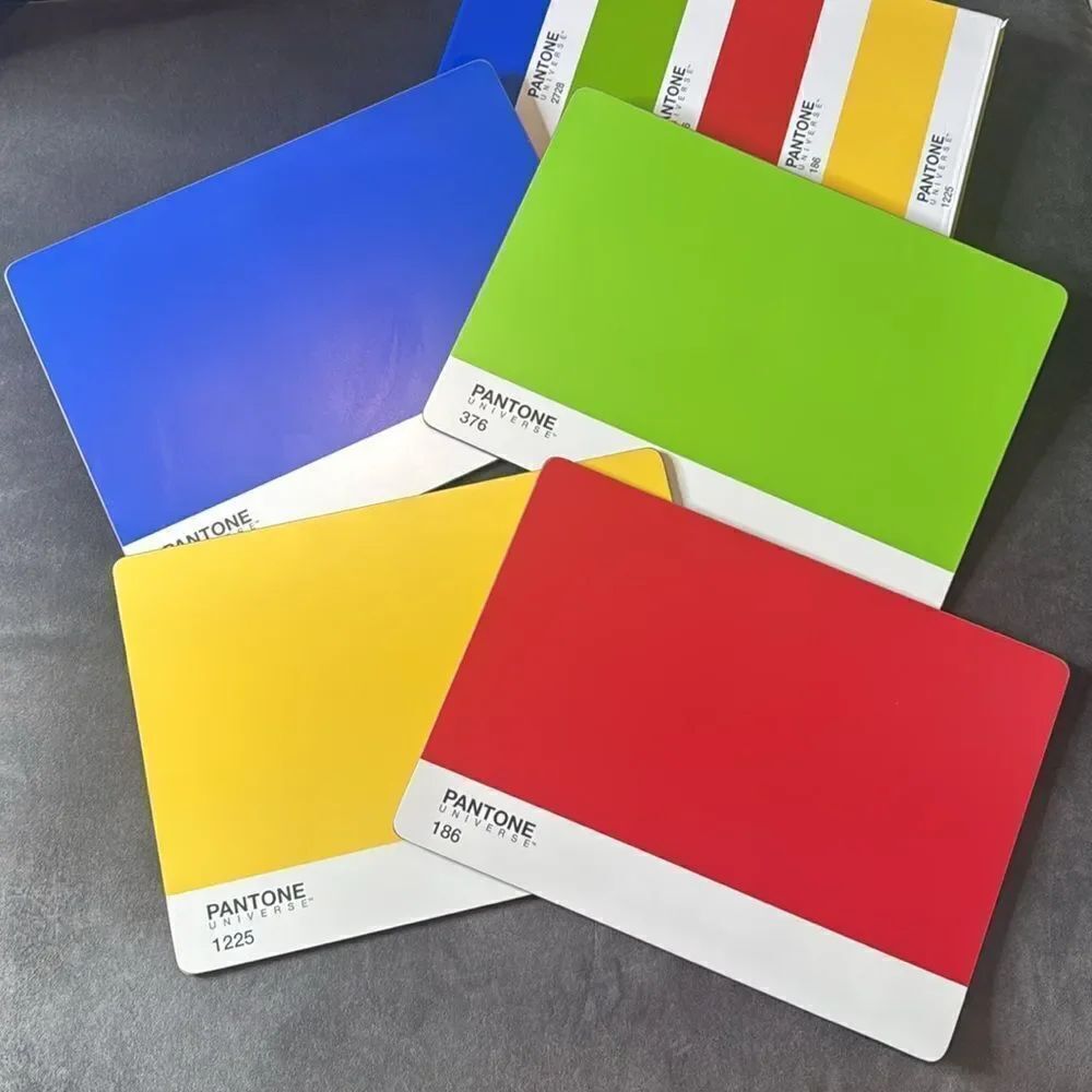 Pantone Universe RARE Large Colorful Placemats Box Set of 4